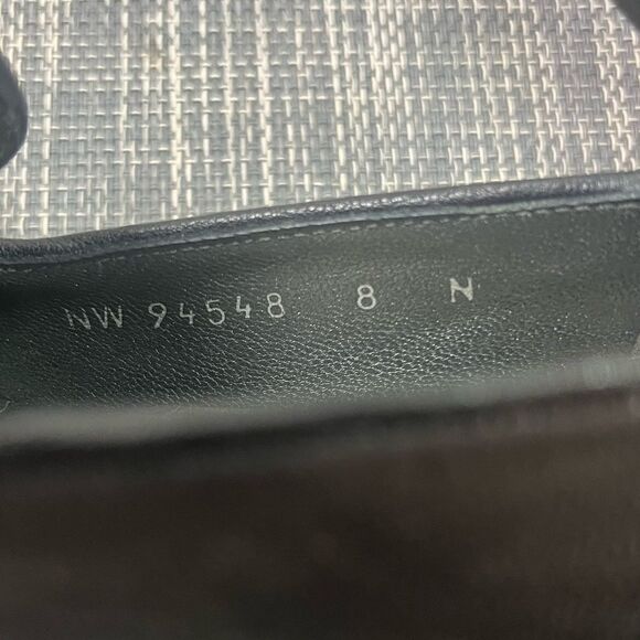 Stuart Weitzman Black Leather Loafers - Picture 9 of 13